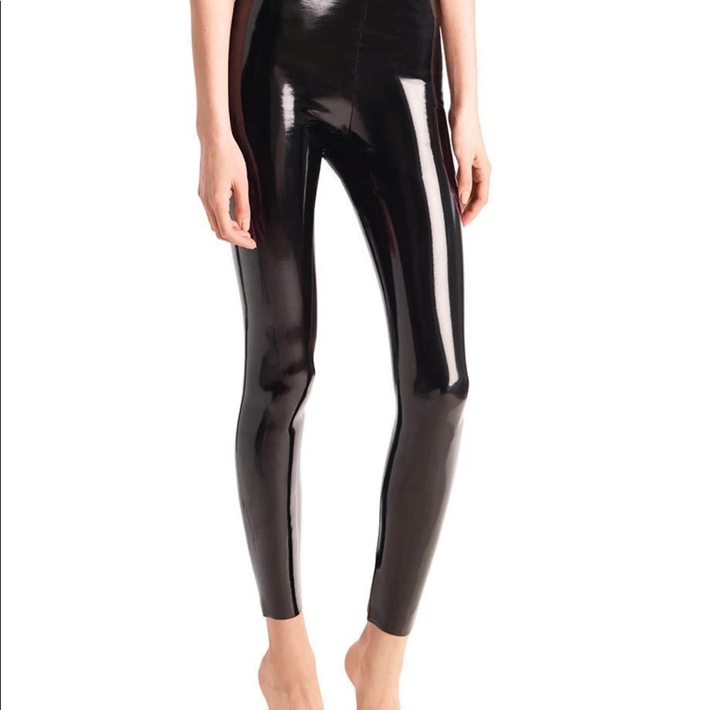 Faux Patent Leather Legging commando XS BNWT